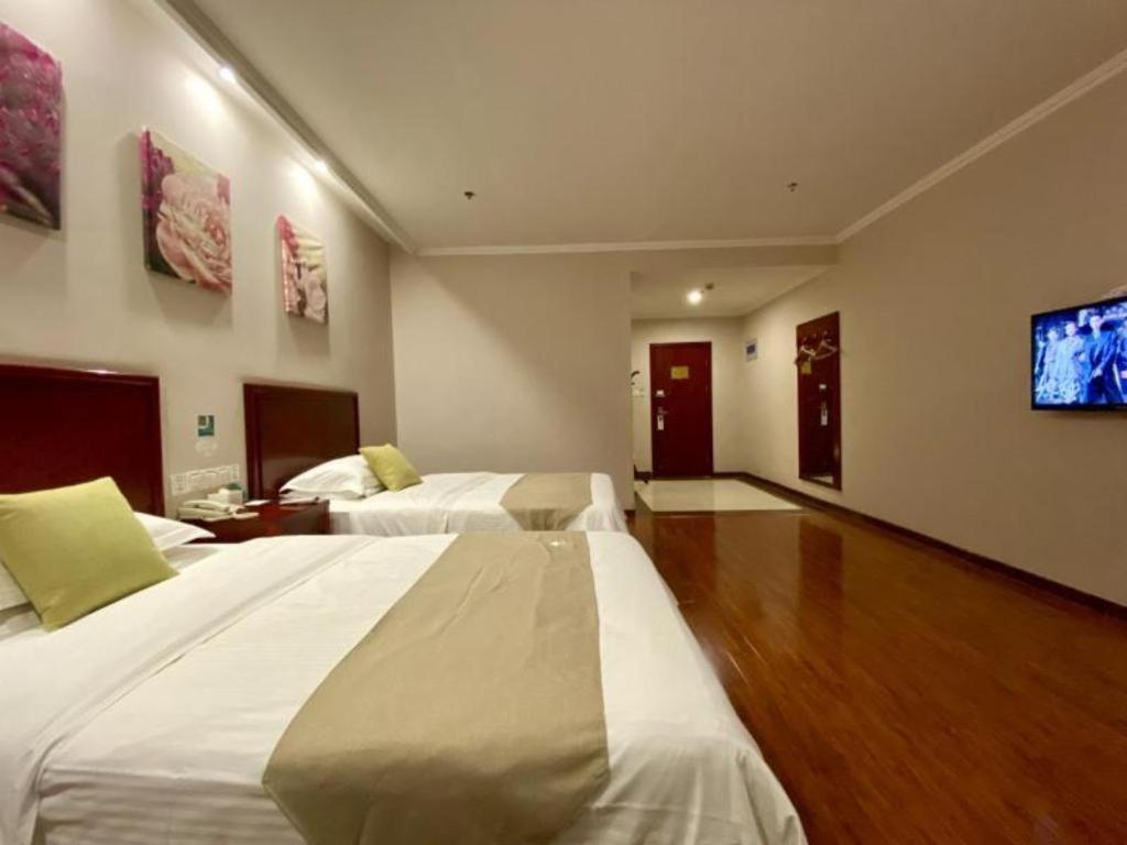 Greentree Inn Shandong Linxi Pingyi Mengyang Road Express Hotel Buitenkant foto