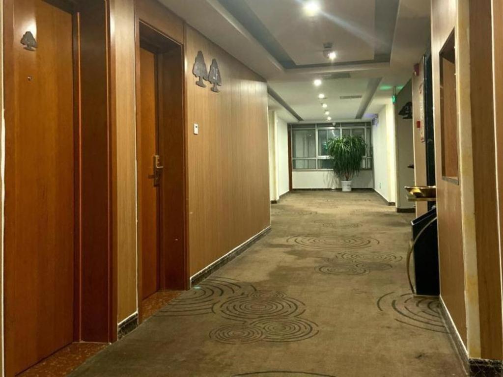 Greentree Inn Shandong Linxi Pingyi Mengyang Road Express Hotel Buitenkant foto
